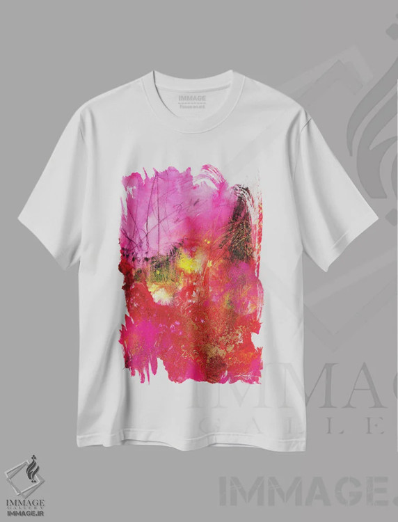 تیشرت سفید طرح دار رویاها اثر کتی مورتون استنیون | فروشگاه ایماژ