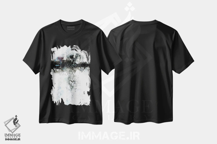 تیشرت مشکی طرح دار آغاز سفر اثر کتی مورتون استنیون | فروشگاه ایماژ