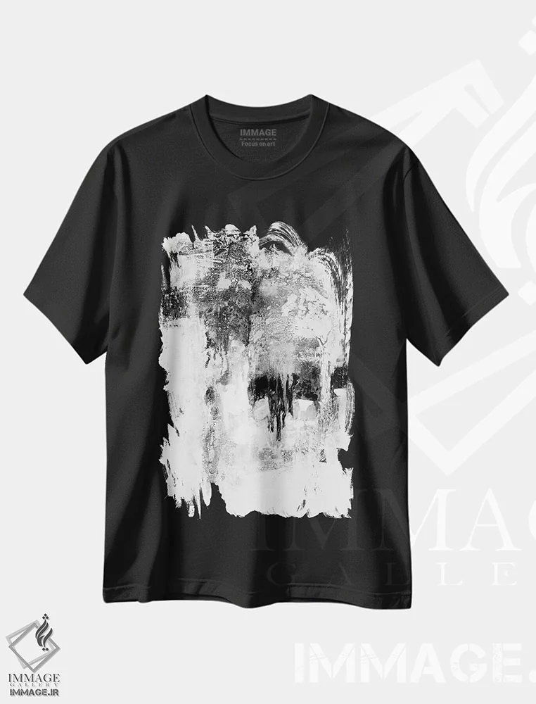 تیشرت مشکی طرح دار آغاز سفر II-II اثر کتی مورتون استنیون | فروشگاه ایماژ