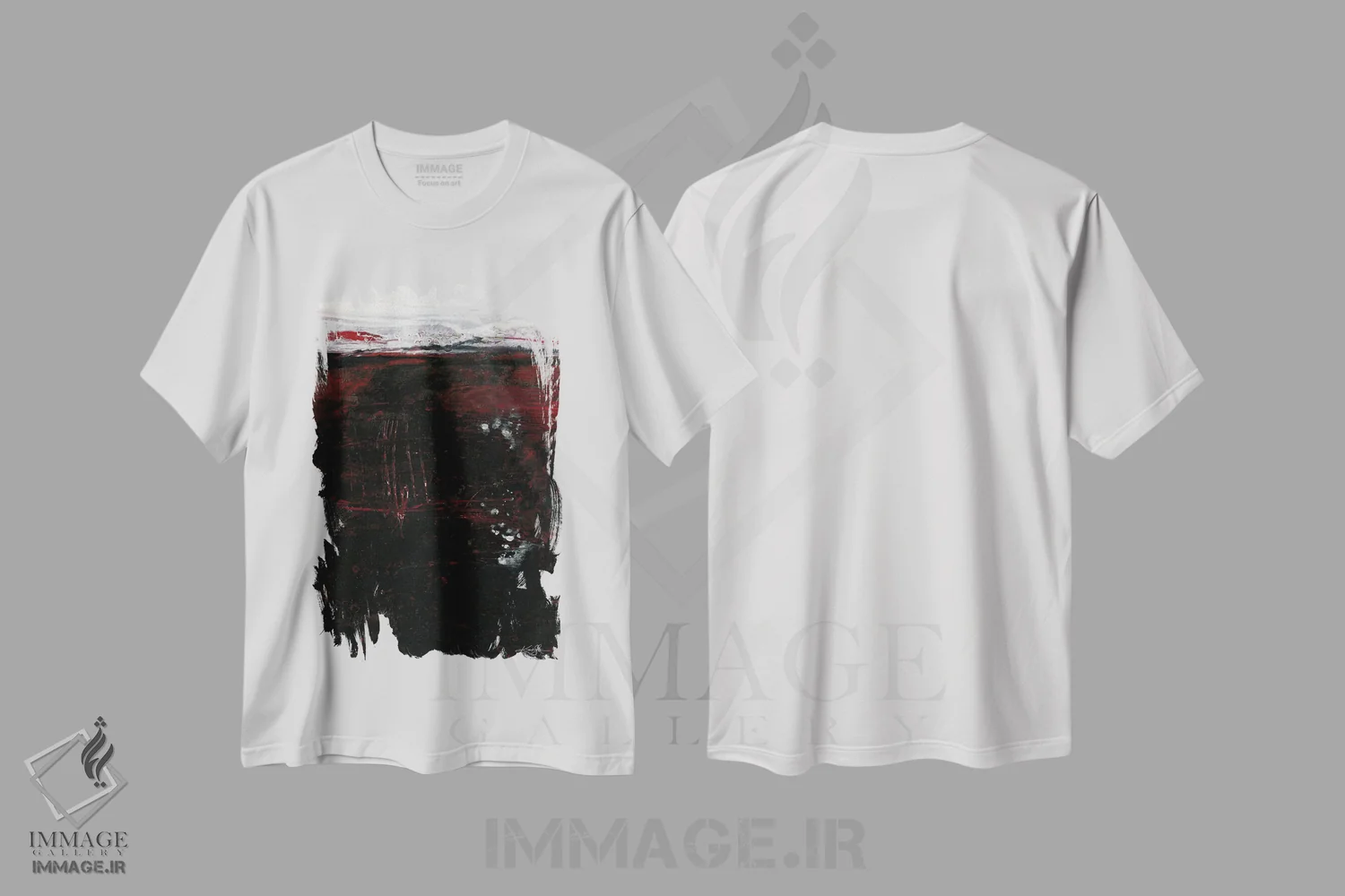 تیشرت سفید طرح دار گذر زمان XV اثر کتی مورتون استنیون | فروشگاه ایماژ