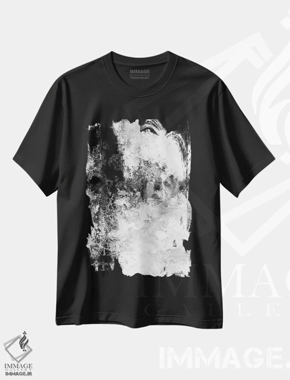 تیشرت مشکی طرح دار آغاز سفر IV-II اثر کتی مورتون استنیون | فروشگاه ایماژ