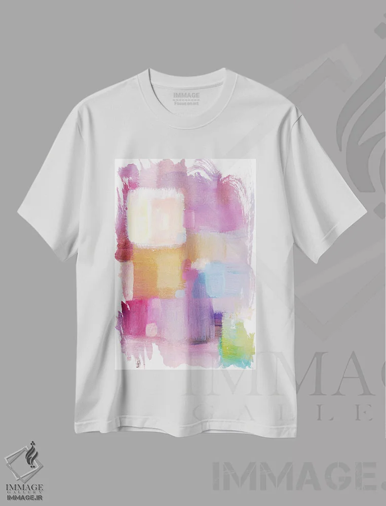تیشرت سفید طرح دار سفرهای اثیری III اثر کتی مورتون استنیون | فروشگاه ایماژ