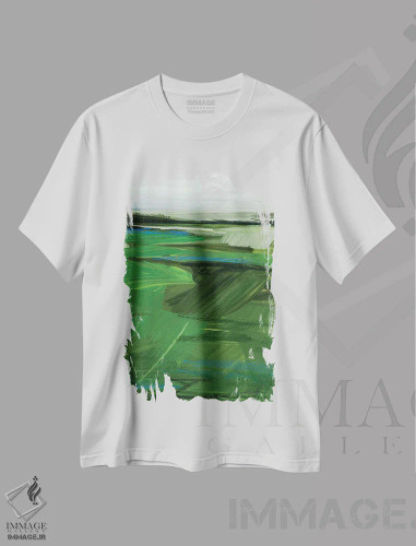 تیشرت سفید طرح دار سفر یازدهم اثر کتی مورتون استنیون | فروشگاه ایماژ