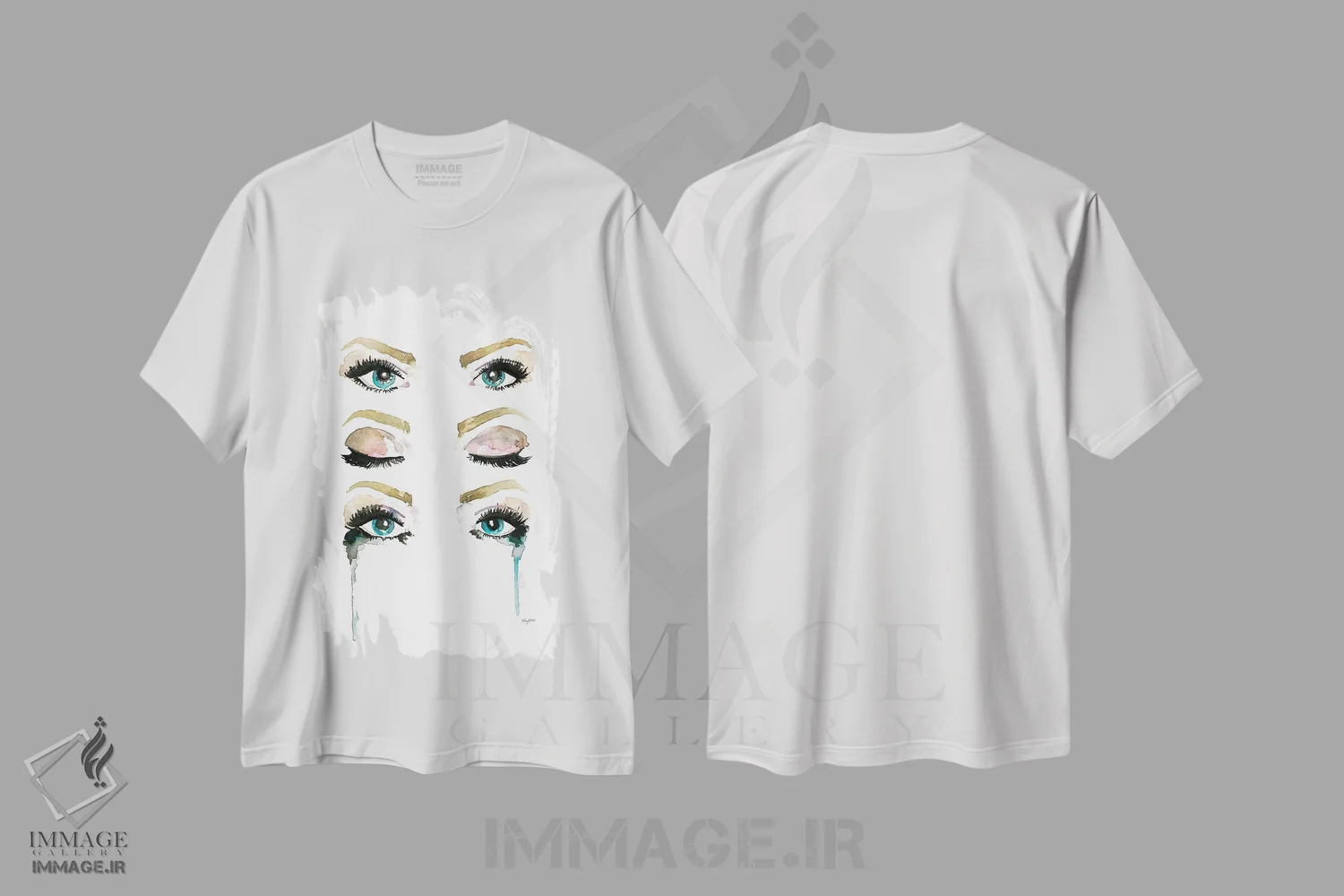 تیشرت سفید طرح دار دیدن روح، تزئینی اثر کلسی مک نت | immage.ir