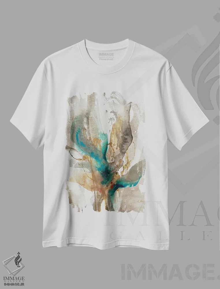 تیشرت سفید طرح دار کالا I اثر کِی. ناری | فروشگاه ایماژ