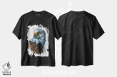 تیشرت مشکی طرح دار عقاب آمریکایی، مدیوم اثر کنستانتین کالینین | فروشگاه ایماژ