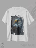 تیشرت سفید طرح دار عقاب آمریکایی، مدیوم اثر کنستانتین کالینین | فروشگاه ایماژ