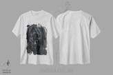 تیشرت سفید طرح دار پلنگ سیاه، مدیوم اثر کنستانتین کالینین | immage.ir