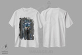 تیشرت سفید طرح دار آخرین نبرد گرگ II، مدیوم اثر کنستانتین کالینین | فروشگاه ایماژ