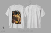 تیشرت سفید طرح دار یوزپلنگ طلایی، عکاسی ترکیبی اثر میلوش کارانوویچ | immage.ir