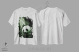 تیشرت سفید طرح دار پاندا، عکاسی ترکیبی اثر میلوش کارانوویچ | فروشگاه ایماژ