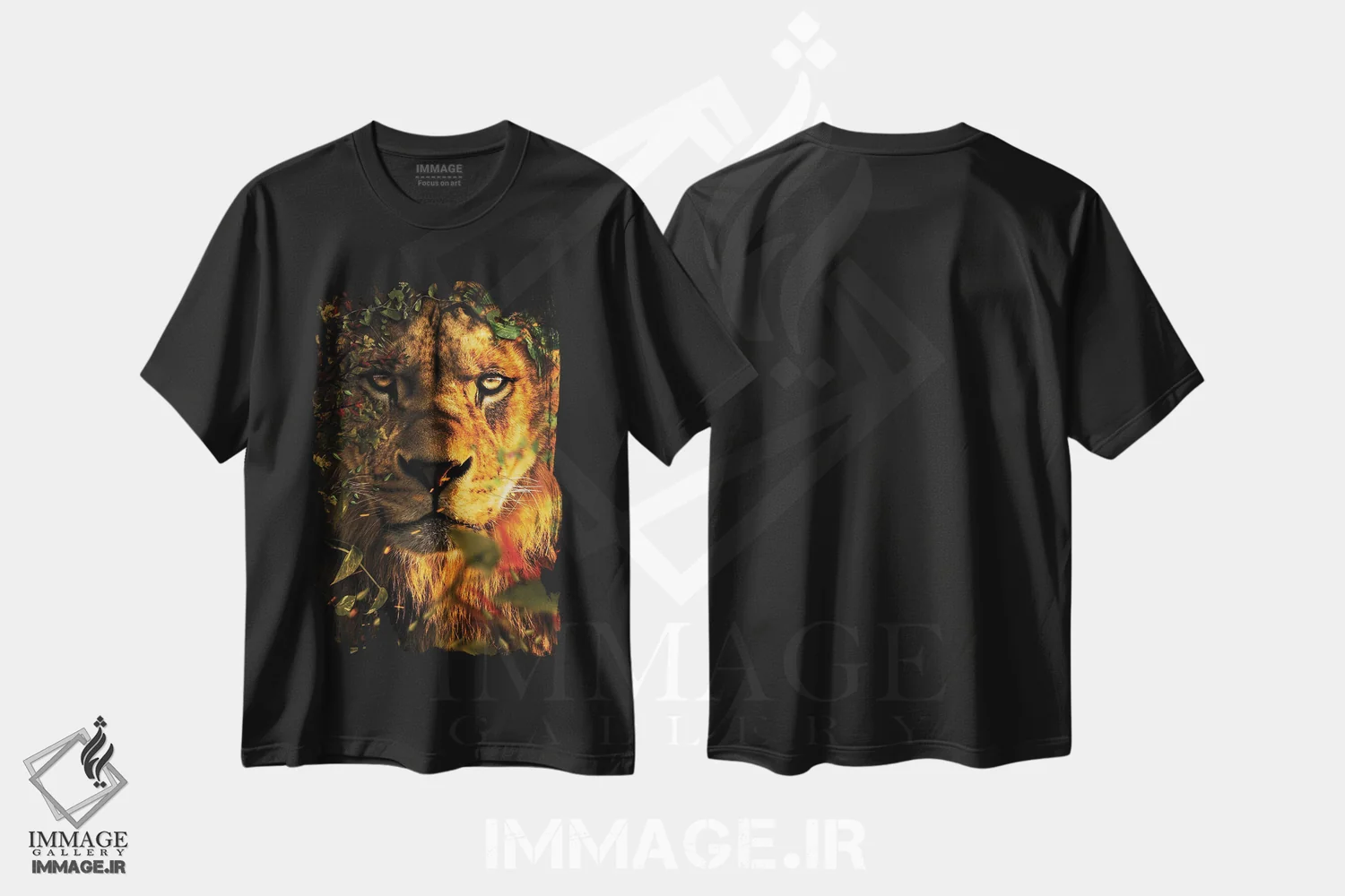 تیشرت مشکی طرح دار پادشاه بزرگ، عکاسی ترکیبی اثر میلوش کارانوویچ | immage.ir