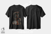 تیشرت مشکی طرح دار تندیس گدازه ۲، هنر دیجیتال اثر میلوش کارانوویچ | فروشگاه ایماژ