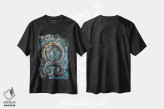 تیشرت مشکی طرح دار صلیب ترول ها، آبستره اثر کوروش نژاد | فروشگاه ایماژ