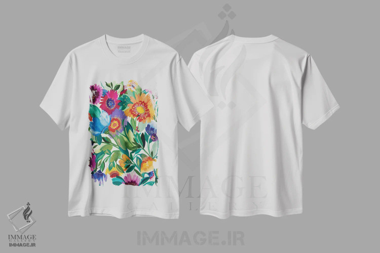 تیشرت سفید طرح دار اوآخاکا، دکور معاصر اثر کیم پارکر | immage.ir