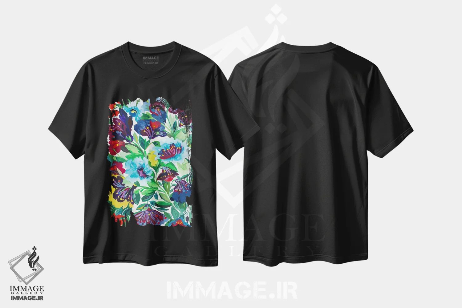 تیشرت مشکی طرح دار زنده باد فریدا، دکور معاصر اثر کیم پارکر | immage.ir