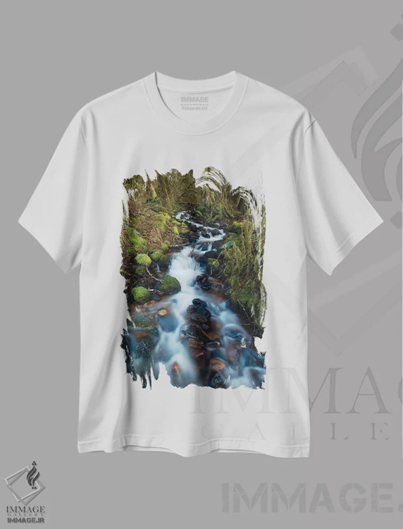 تیشرت سفید طرح دار آثار کریستین پیلجی - فروشگاه ایماژ