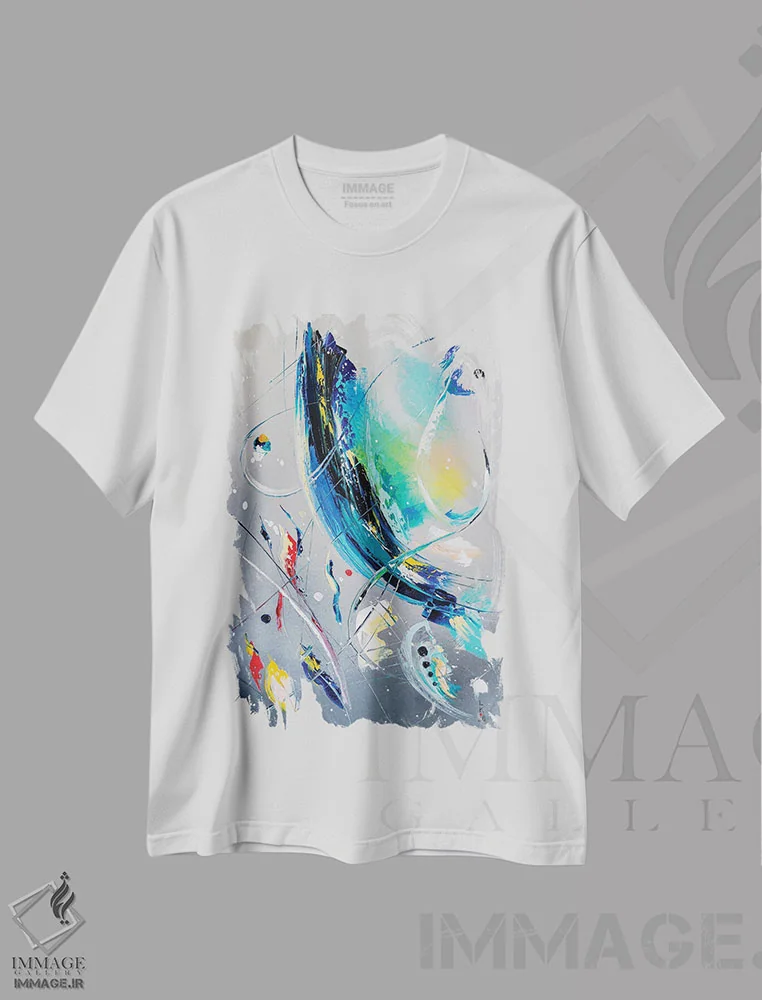 تیشرت سفید طرح دار فانتزی توکیو اثر کوپتسووا آرت | immage.ir