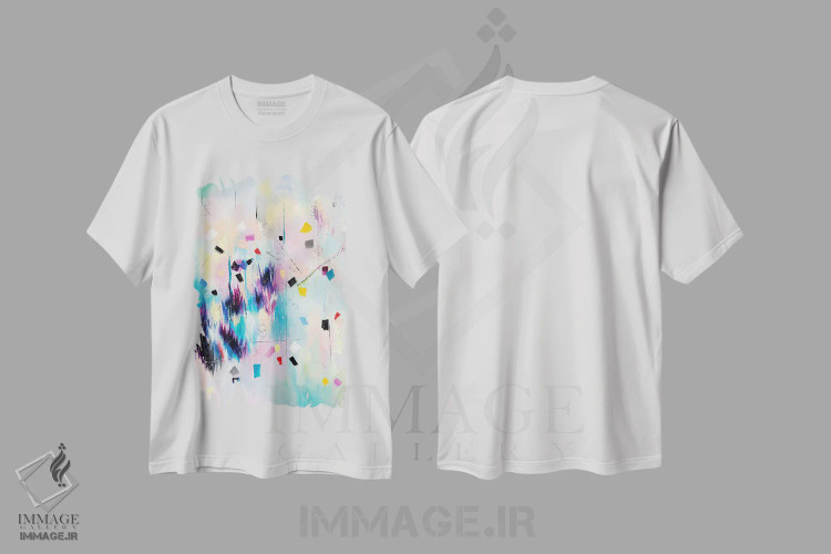 تیشرت سفید طرح دار نظریه مهربانی اثر کوپتسووا آرت | immage.ir