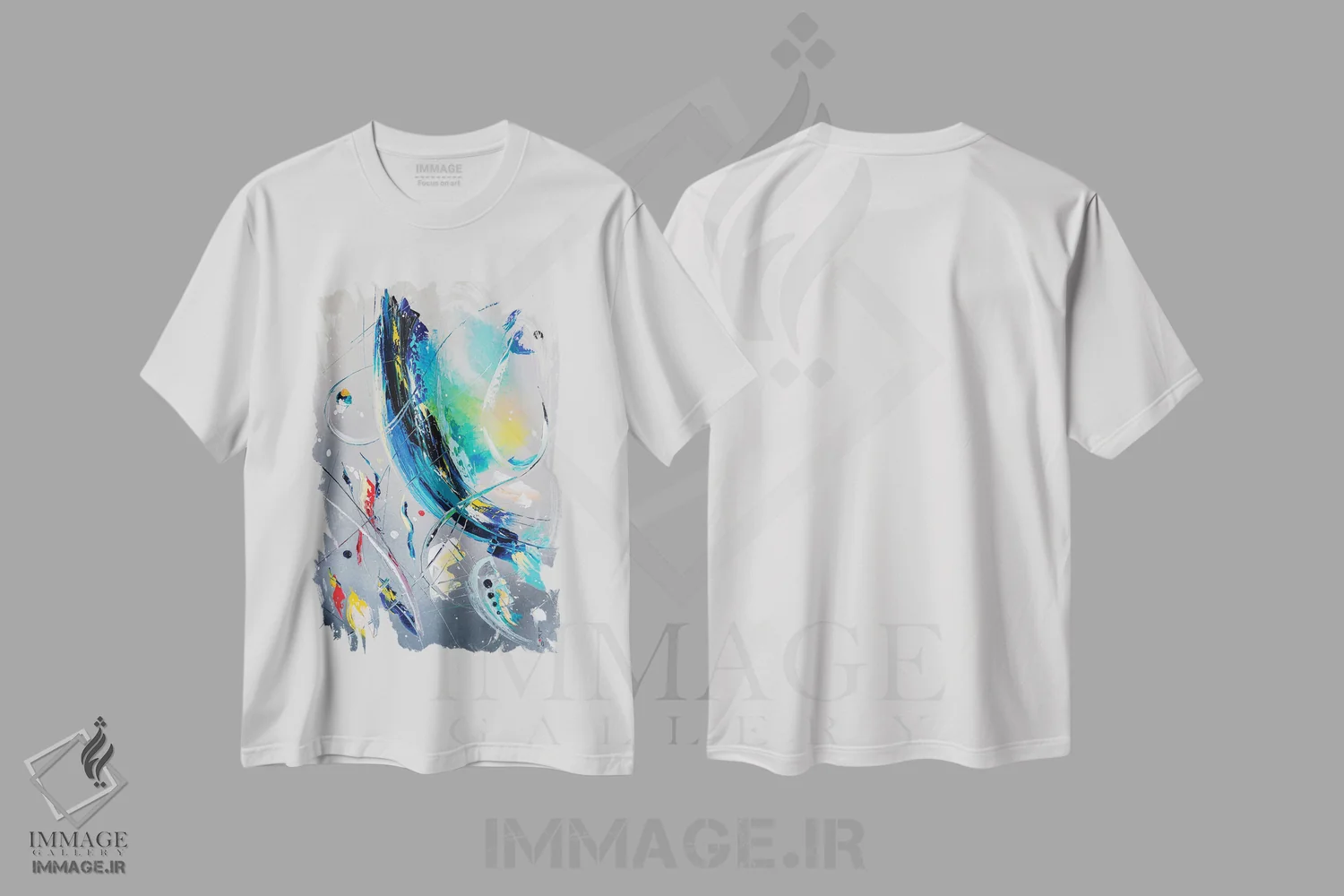 تیشرت سفید طرح دار فانتزی توکیو اثر کوپتسووا آرت | immage.ir