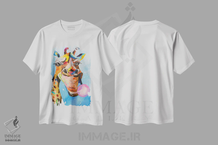 تیشرت سفید طرح دار دوست دارم فوت کنم، هنر فاخر معاصر اثر کوپتسووا آرت | فروشگاه ایماژ