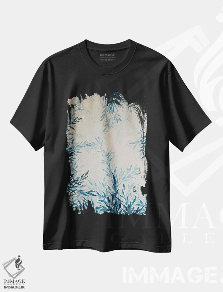 تیشرت مشکی طرح دار آثول، مدیوم اثر شوشانیک کاراپتیان | immage.ir