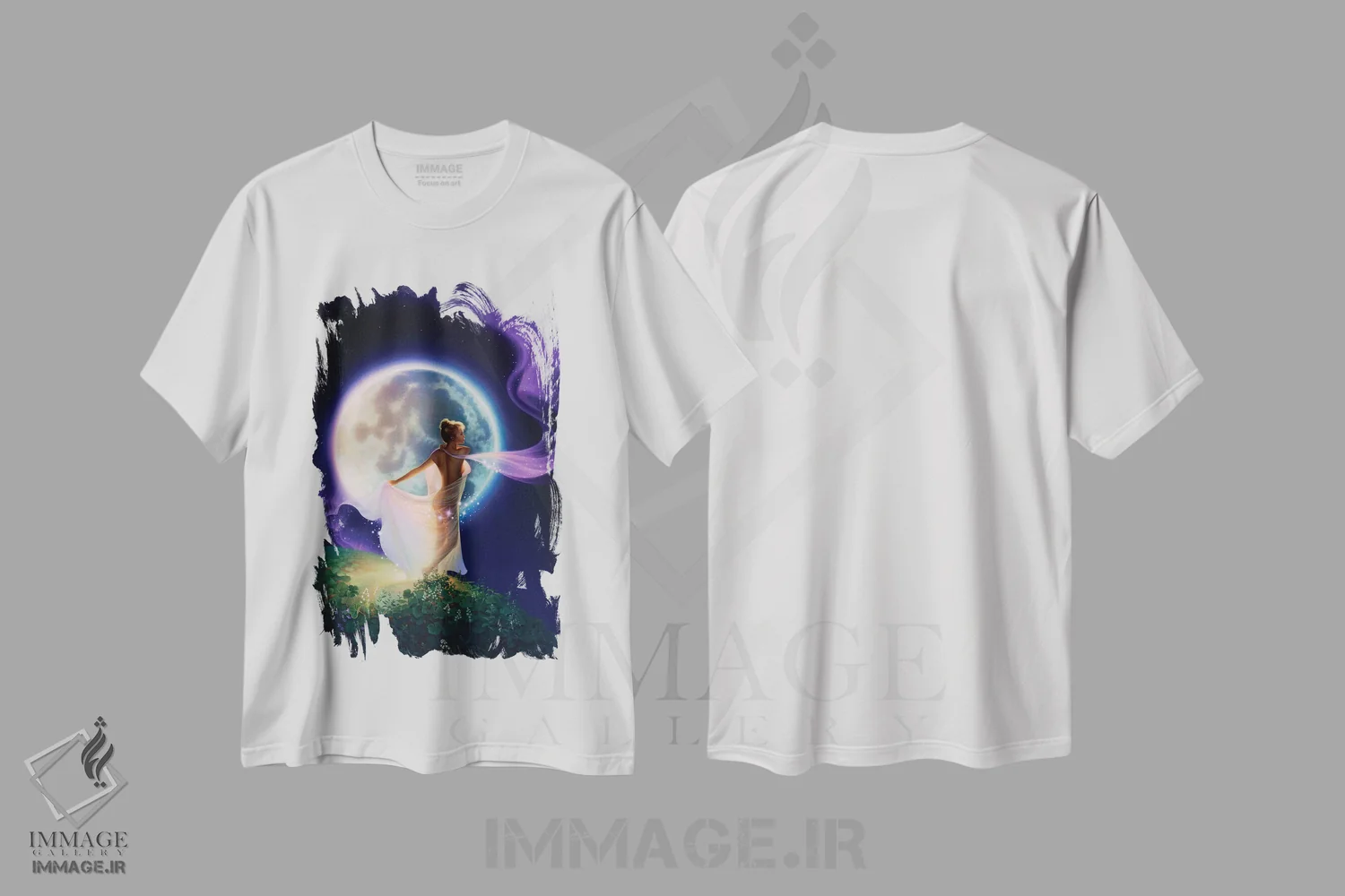 تیشرت سفید طرح دار بافنده رؤیاها اثر کِرک راینرت | immage.ir