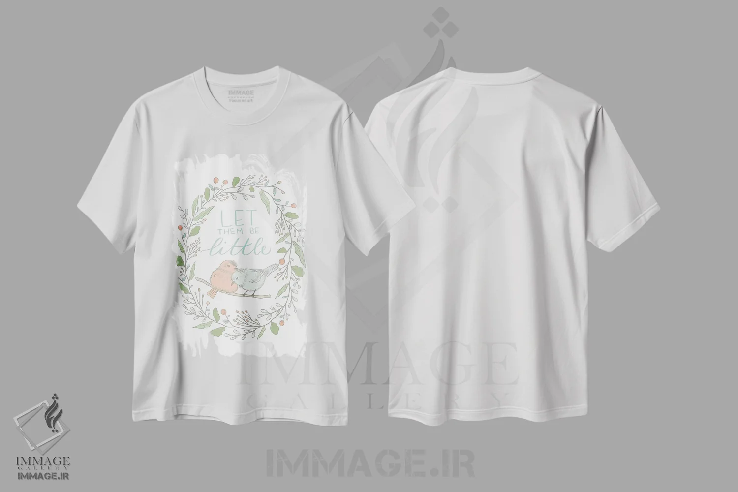 تیشرت سفید طرح دار طرح کودکانه جنگلی II، تزئینی اثر کریستینا هولت کرانتز | فروشگاه ایماژ