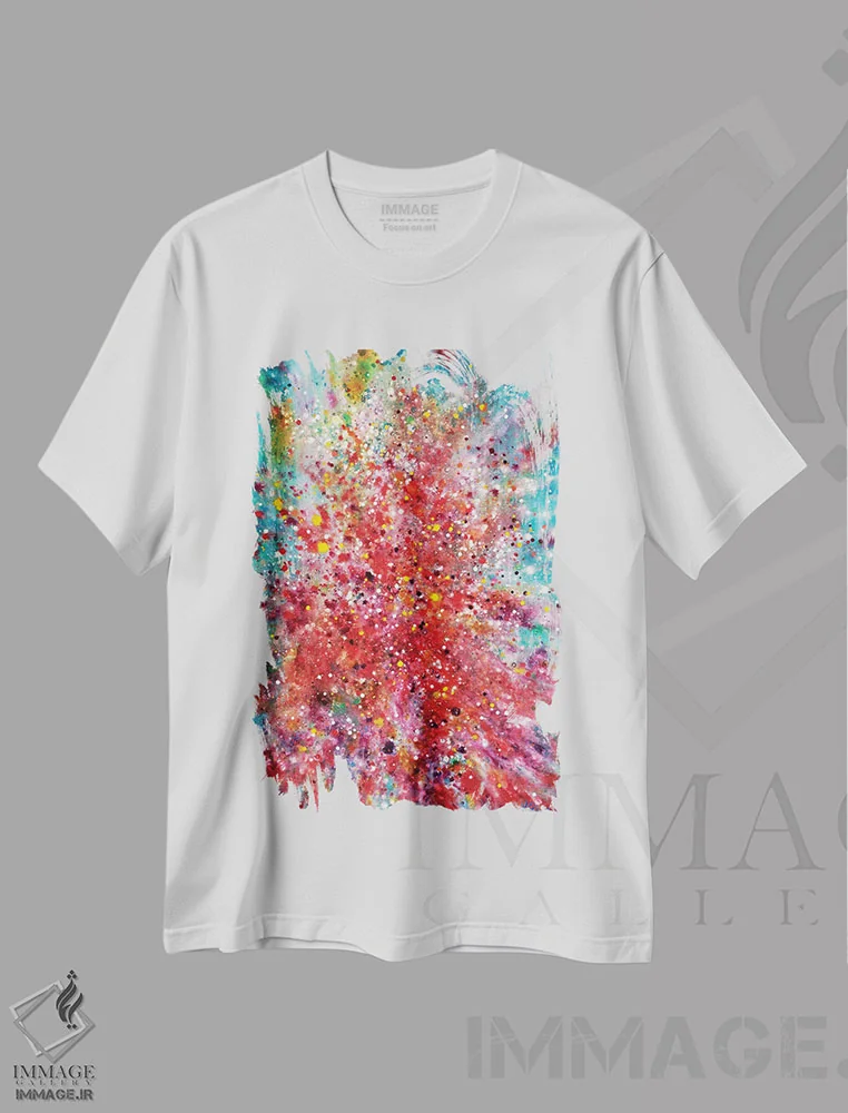 تیشرت سفید طرح دار کیمیاگری اثر کریستن لی | immage.ir