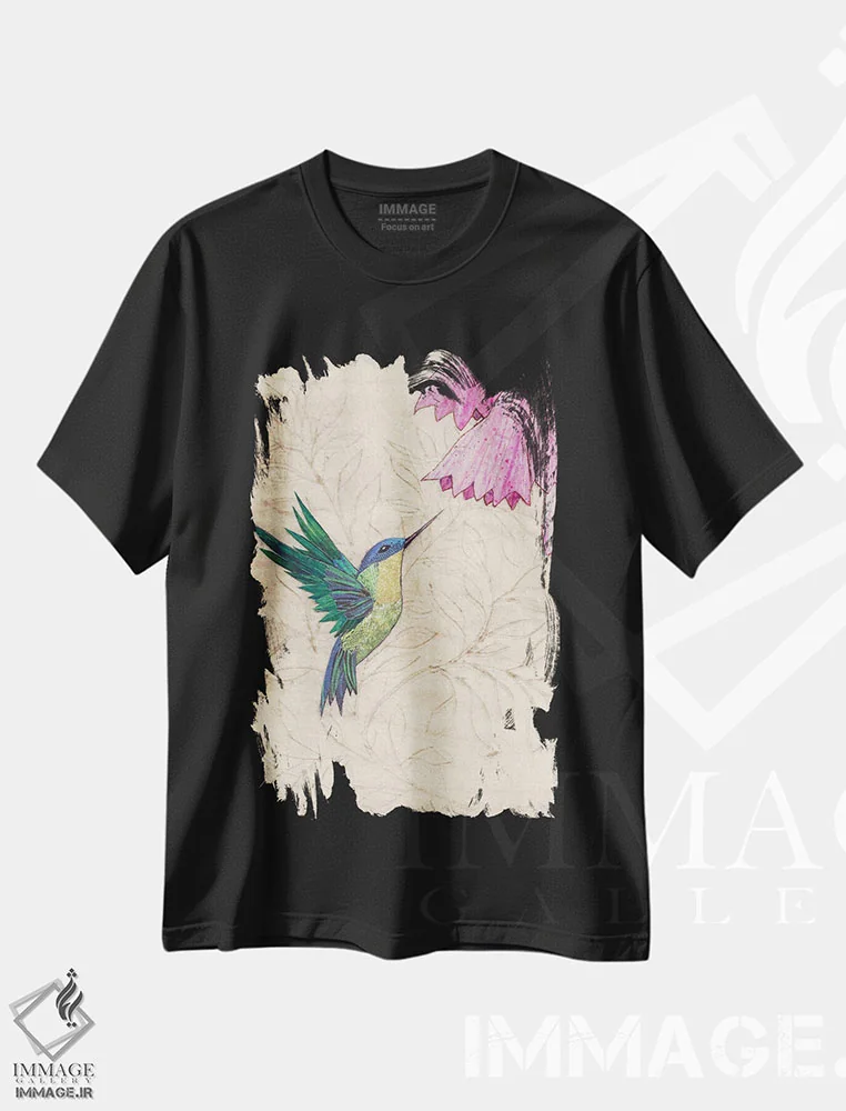 تیشرت مشکی طرح دار شادی، دکور معاصر اثر کارن سیکیه | immage.ir