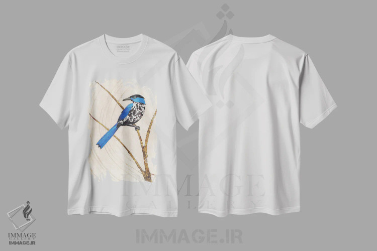 تیشرت سفید طرح دار زلدا، دکور معاصر اثر کارن سیکیه | فروشگاه ایماژ