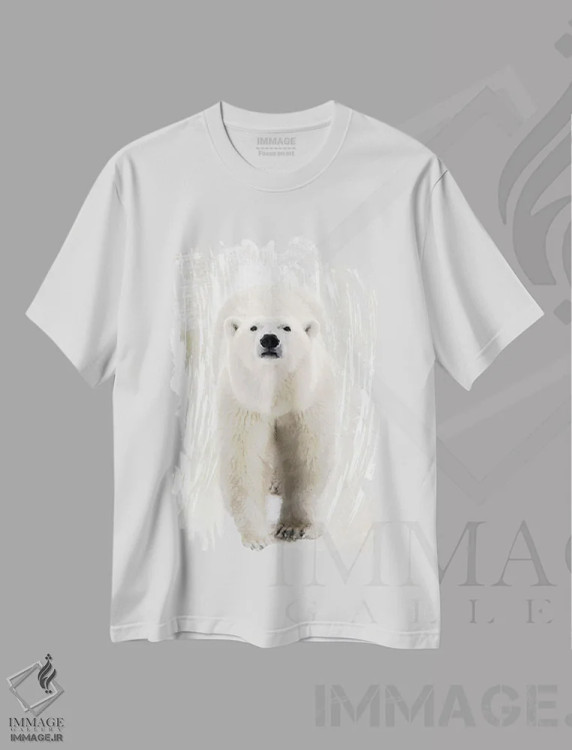 تیشرت سفید طرح دار هیولای گچی I، تزئینی اثر کارن اسمیت | فروشگاه ایماژ