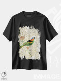 تیشرت مشکی طرح دار پرنده سرا II، تزئینی اثر کارن اسمیت | فروشگاه ایماژ