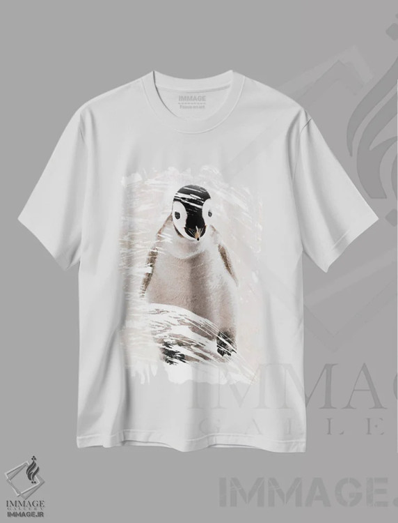 تیشرت سفید طرح دار هیولای گچی II، تزئینی اثر کارن اسمیت | immage.ir