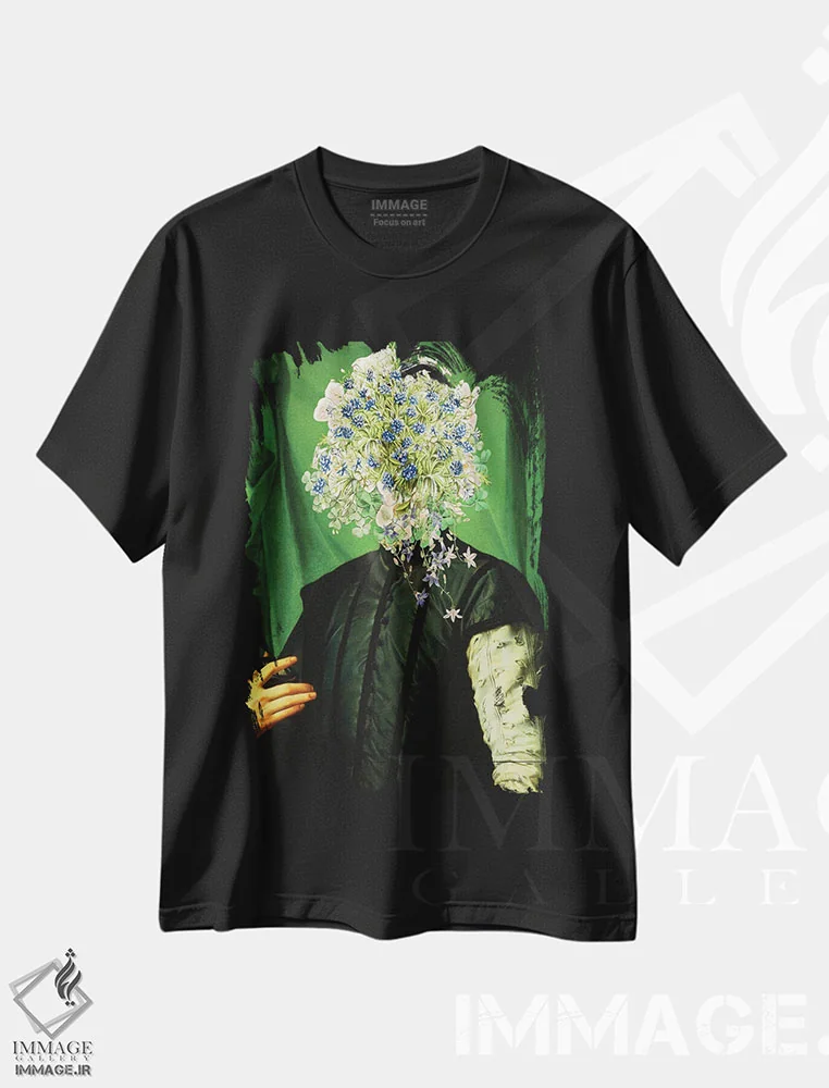 تیشرت مشکی طرح دار سر عتیقه II، تزئینی اثر کارن اسمیت | immage.ir