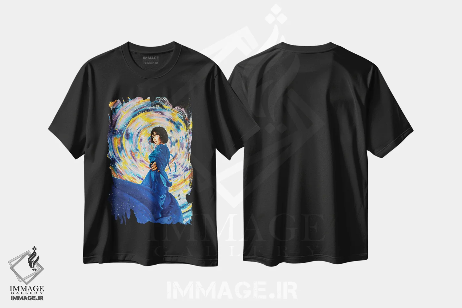 تیشرت مشکی طرح دار مایا دوی، دکوراسیون جایگزین اثر کرستنی | immage.ir
