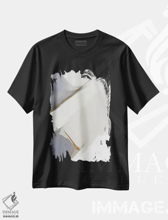 تیشرت مشکی طرح دار پاکی های صحرا هشتم اثر کارین تونیا گریم | فروشگاه ایماژ