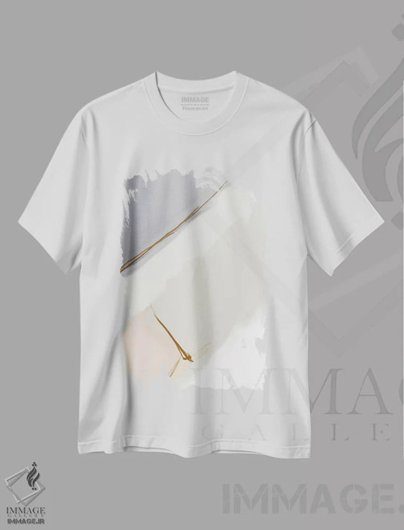تیشرت سفید طرح دار پاکی های صحرا چهاردهم اثر کارین تونیا گریم | فروشگاه ایماژ