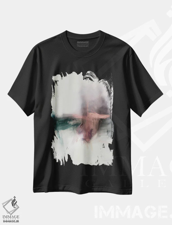 تیشرت مشکی طرح دار افسسیان ۳:۲۰ اثر کارین تونیا گریم | فروشگاه ایماژ