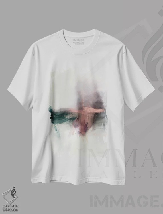 تیشرت سفید طرح دار افسسیان ۳:۲۰ اثر کارین تونیا گریم | immage.ir