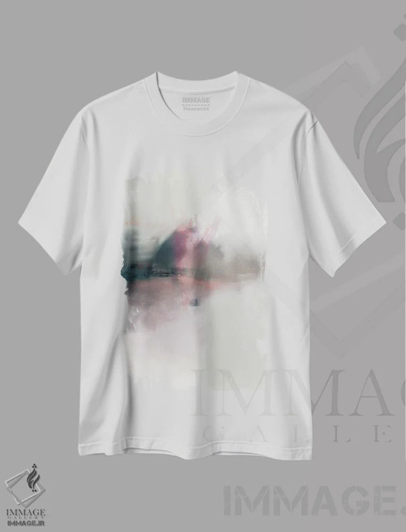 تیشرت سفید طرح دار افسسیان ۳:۲۱ اثر کارین تونیا گریم | فروشگاه ایماژ