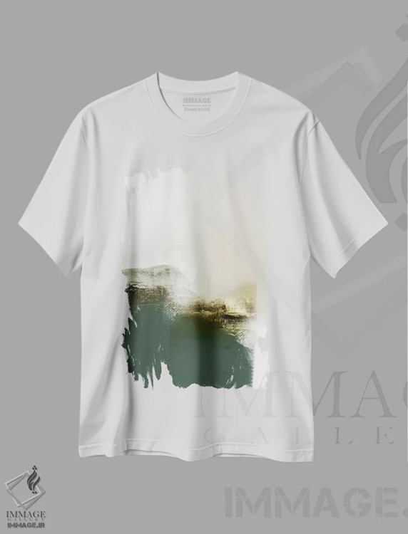 تیشرت سفید طرح دار گزینه های متعدد I اثر کارین تونیا گریم | immage.ir