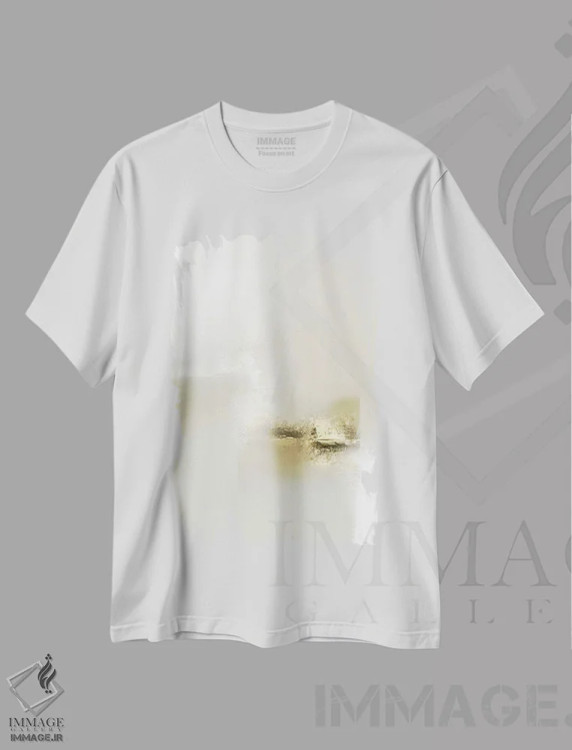 تیشرت سفید طرح دار گزینه های متعدد III اثر کارین تونیا گریم | فروشگاه ایماژ