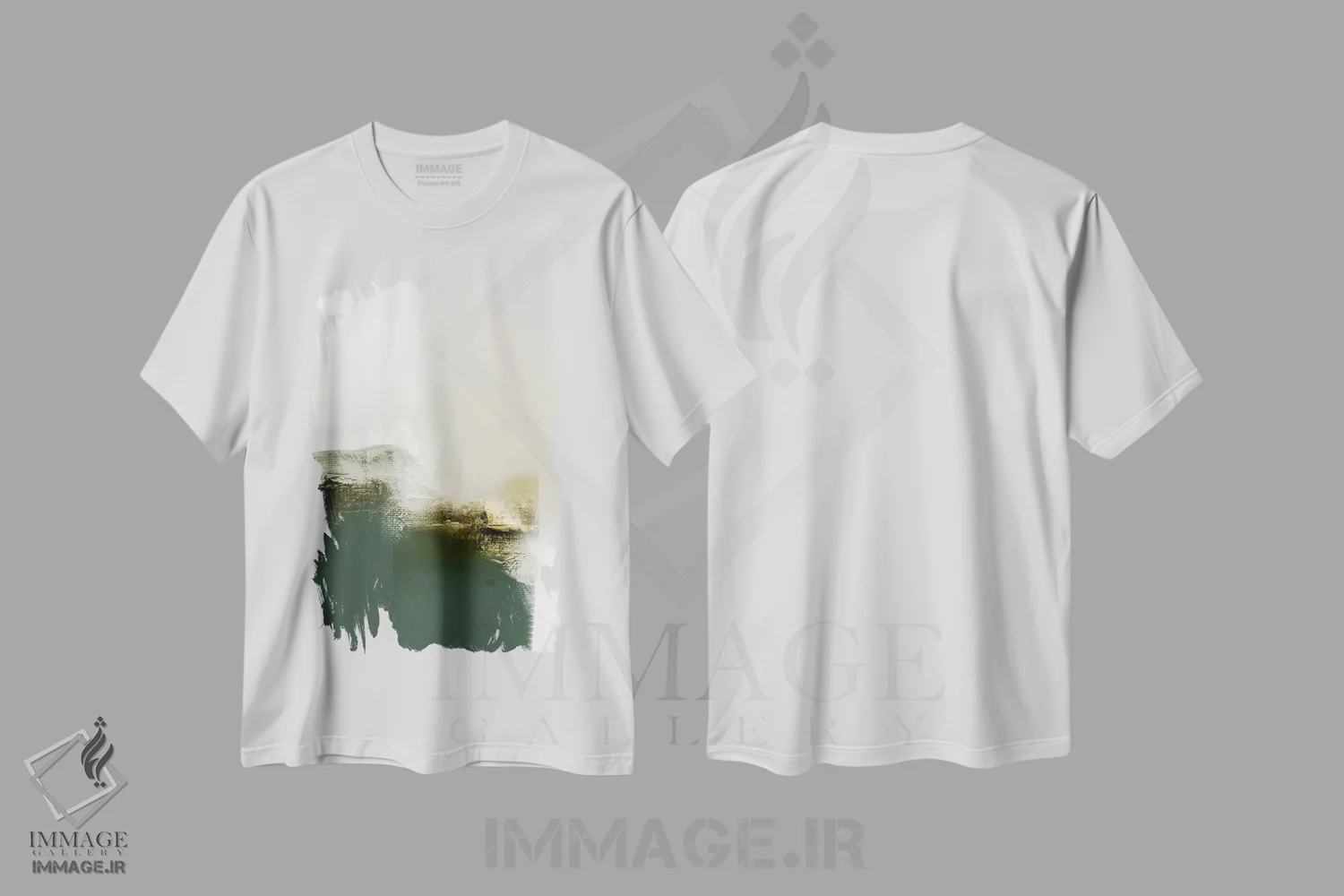 تیشرت سفید طرح دار گزینه های متعدد I اثر کارین تونیا گریم | immage.ir
