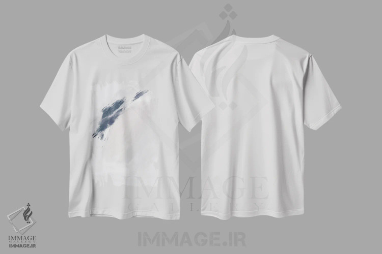 تیشرت سفید طرح دار بهشت II اثر کارین تونیا گریم | فروشگاه ایماژ