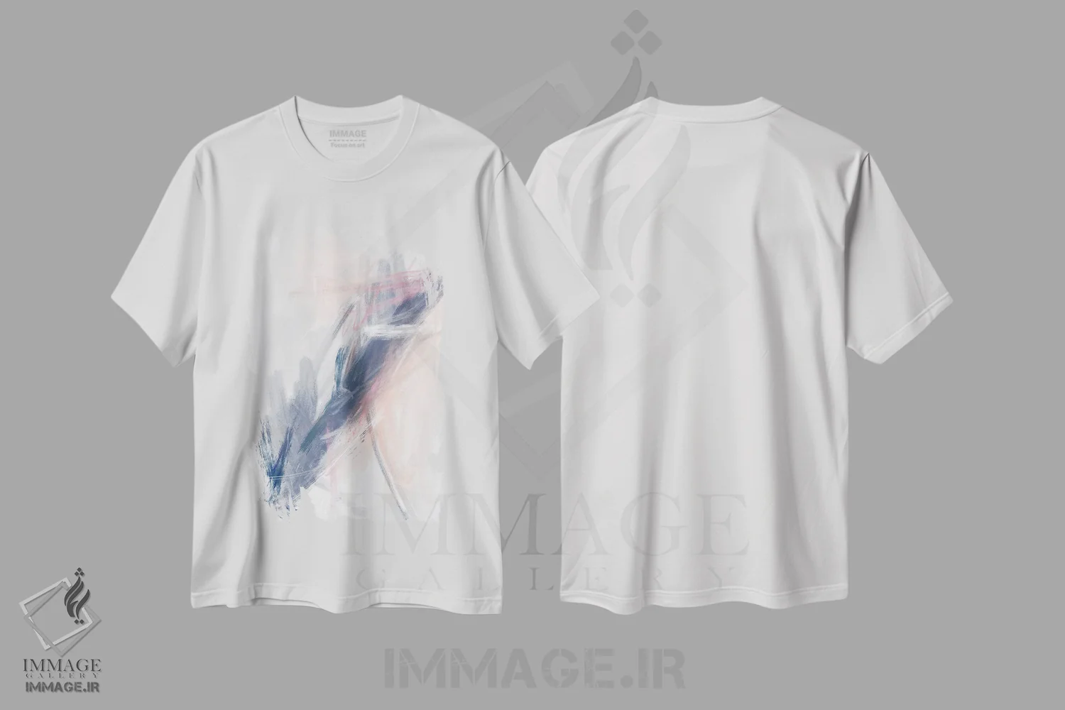 تیشرت سفید طرح دار بهشت IV اثر کارین تونیا گریم | immage.ir