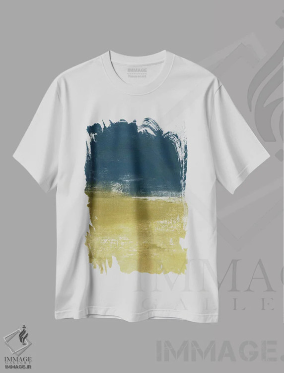 تیشرت سفید طرح دار آن طور که تو می بینی اثر کارین تونیا گریم | immage.ir