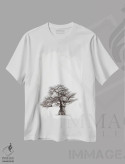 تیشرت سفید طرح دار میراث بائوباب I، تزئینی اثر کلاوس تیدگه | immage.ir