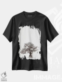 تیشرت مشکی طرح دار میراث بائوباب I، تزئینی اثر کلاوس تیدگه | فروشگاه ایماژ