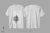 تیشرت سفید طرح دار میراث بائوباب II، تزئینی اثر کلاوس تیدگه | فروشگاه ایماژ